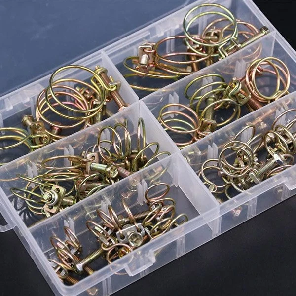Phosphor bronze double steel wire clamp