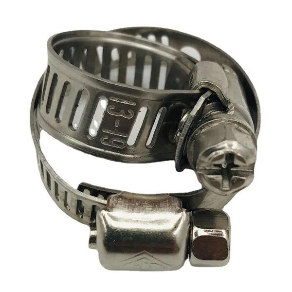 Nickel-plated double steel wire clamp